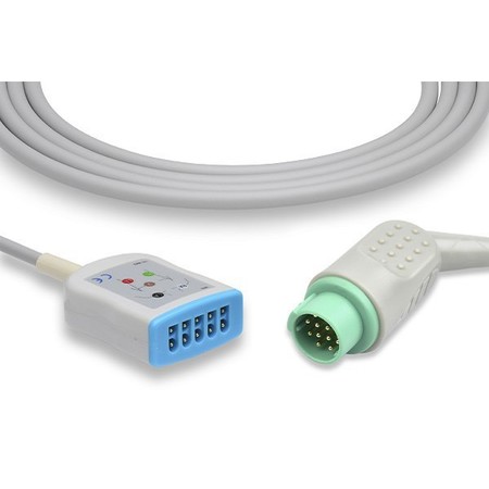 CABLES & SENSORS GE Healthcare Corometrics Compatible ECG Trunk Cable - 3 Leads TQ-23190